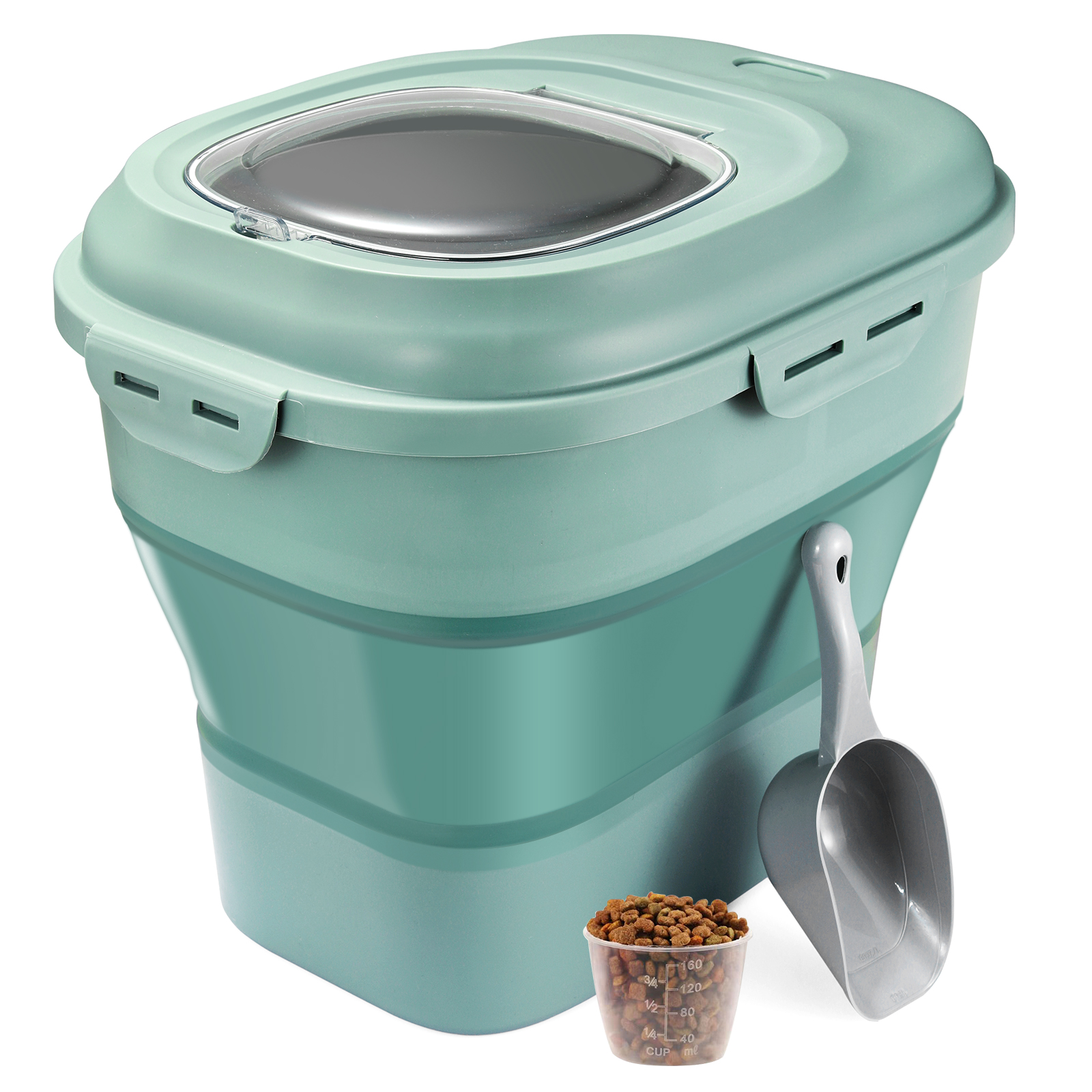 Foldable Airtight Dog Food Storage Container